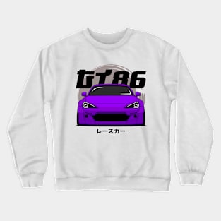 Purple GT 86 Front Crewneck Sweatshirt